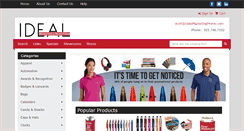 Desktop Screenshot of idealmarketingpromo.com